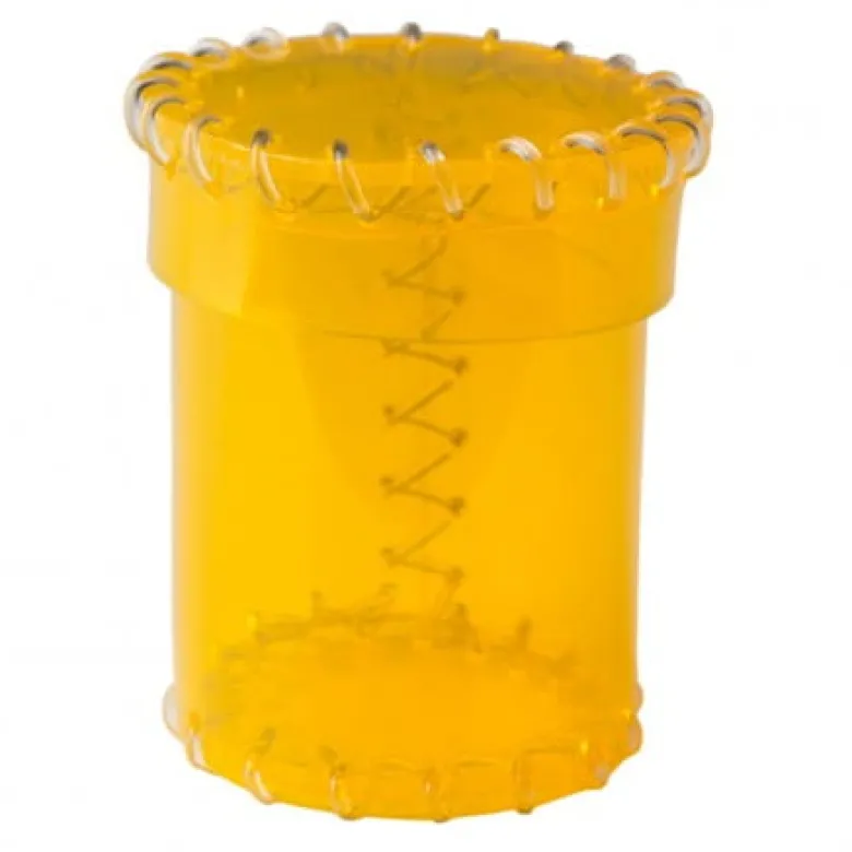 Kubek z Ery Plastiku Przyjrzysto-Żółty, PVC