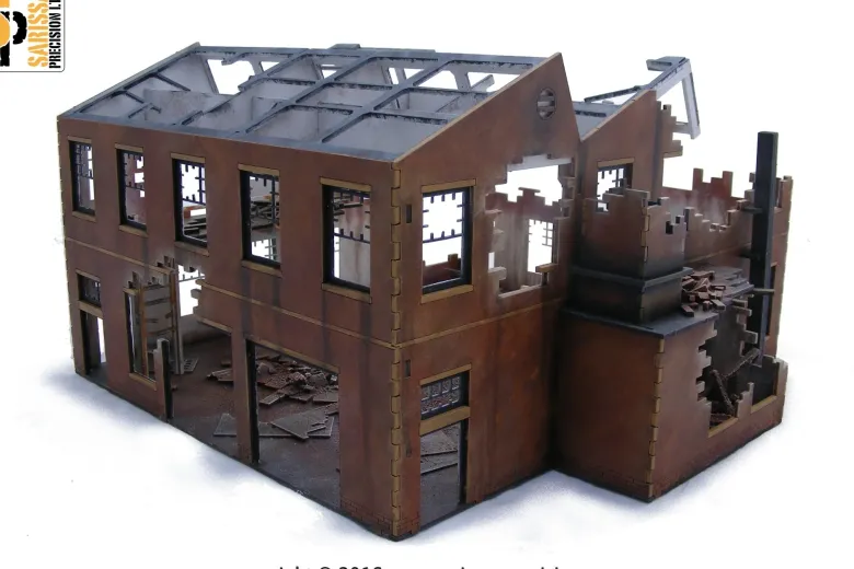 Large Factory Destroyed