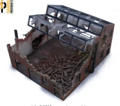 Large Factory Destroyed