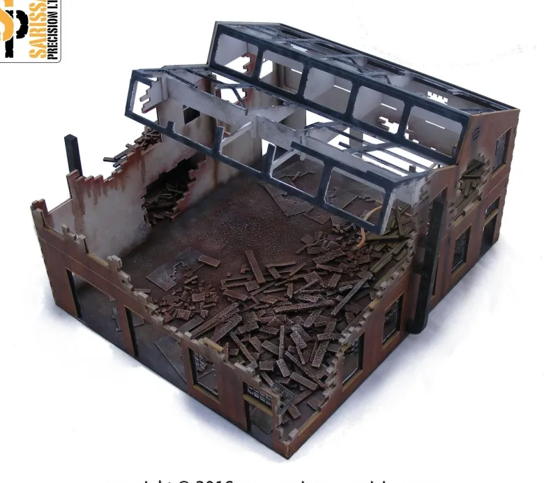 Large Factory Destroyed