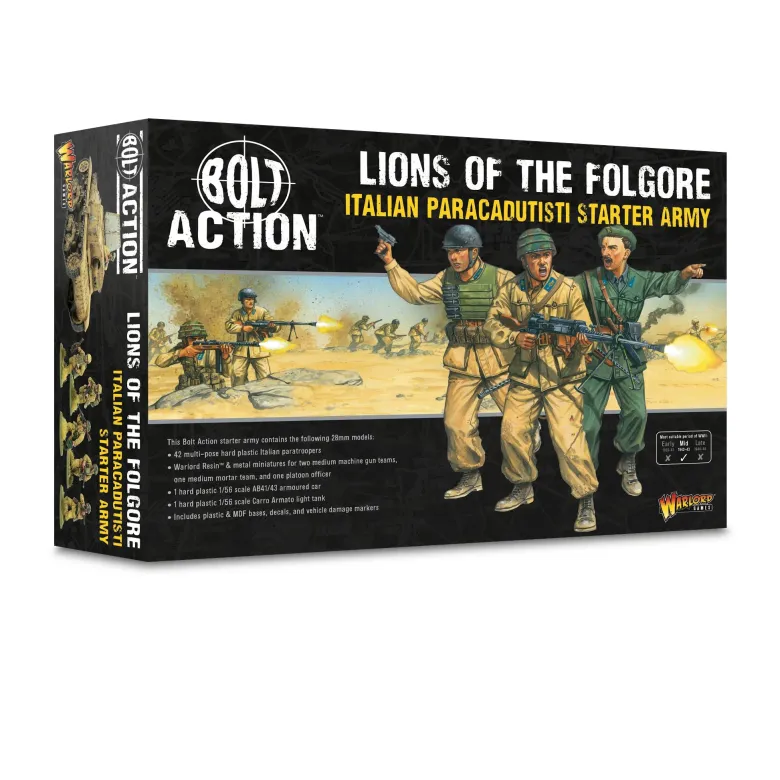 Lions of the Folgore - Italian Paracadutisti Starter Army