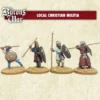 Local Christian militia on foot