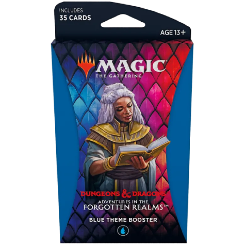 Magic the Gathering: Adventures in the Forgotten Realms Theme Booster Blue