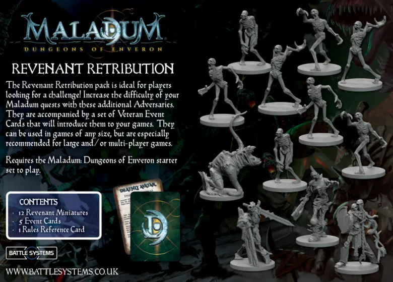 Maladum Revenant Retribution Expansion EN