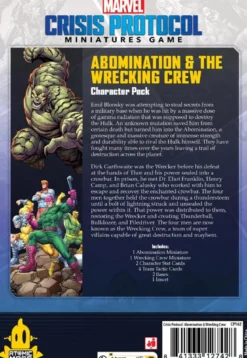 Marvel: Crisis Protocol - Abomination & The Wrecking Crew