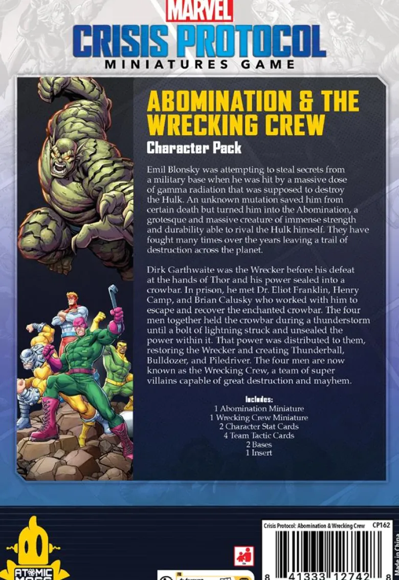 Marvel: Crisis Protocol - Abomination & The Wrecking Crew