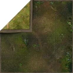 Mata Lateksowa Dwustronna 36"x36" - Malifaux Bagno/Trawa