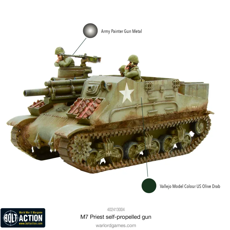 M7 Priest Self-Propelled Gun