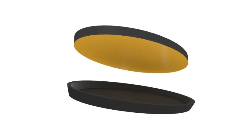Naklejki magnetyczne do podstawek owalnych 75 mm x 42 mm z wklęsłym spodem (5)