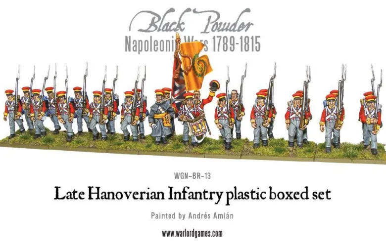 Napoleonic Hanoverian Line Infantry Regiment Plastic Boxed Set