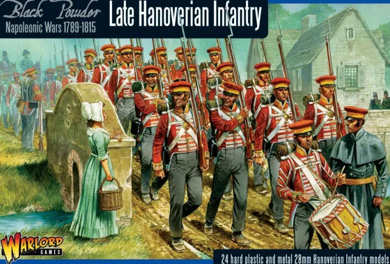 Napoleonic Hanoverian Line Infantry Regiment Plastic Boxed Set