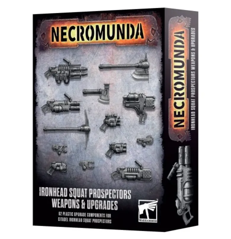 Necromunda: Ironhead Squat Prospectors Weapons & Upgrades