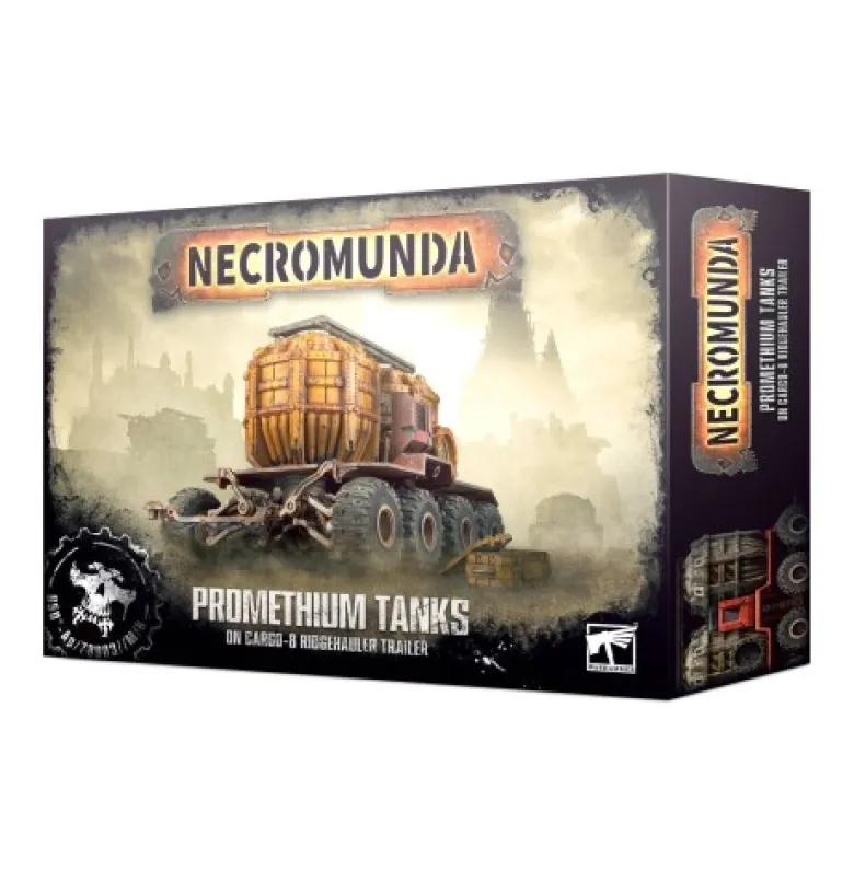 Necromunda: Promethium Tanks on Cargo-8 Ridgehauler Trailer