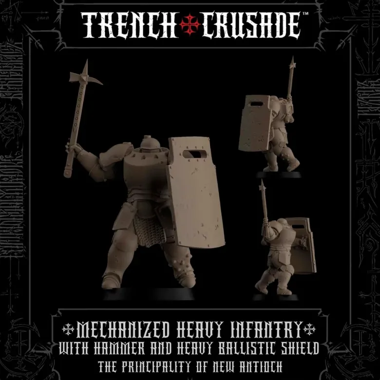 New Antioch Mechanized Heavy Infantry with Hammer and Heavy Ballistic Shield