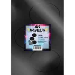 Oval Magnet For Bases 120x92mm (3 Units)