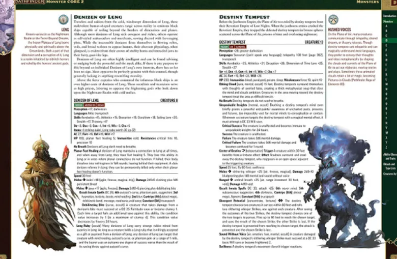 Pathfinder 2 ed: Monster Core 2 (EN)