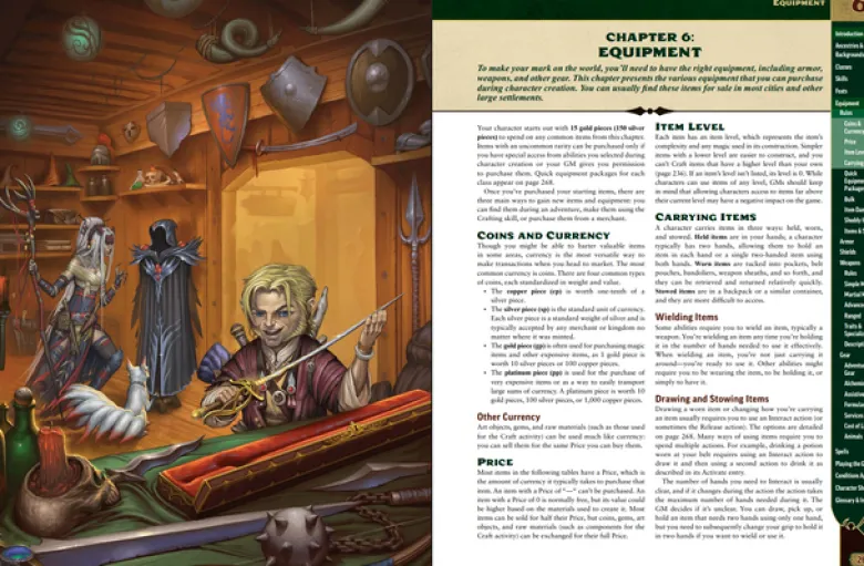 Pathfinder 2 ed: Player Core