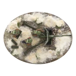 6 pdr Anti-Tank Gun with British Infantry (Winter) Crew