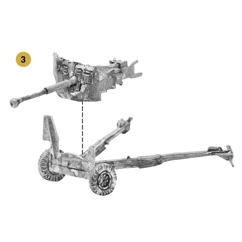 6 pdr Anti-Tank Gun with British Infantry (Winter) Crew