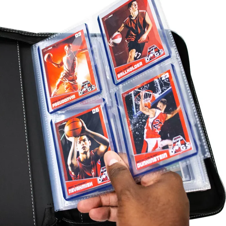 4-Pocket Toploader Zippered Premium Pro-Binder