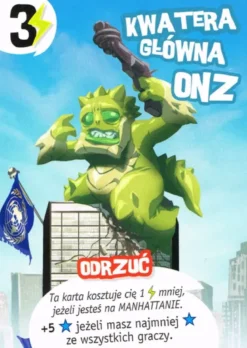Potwory w Nowym Jorku - karty promocyjne