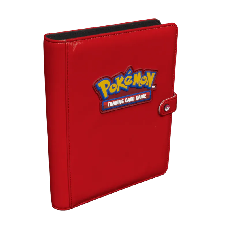 Premium Red 4-Pocket Snap Binder for Pokémon