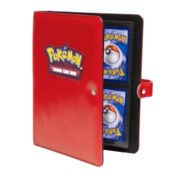 Premium Red 4-Pocket Snap Binder for Pokémon