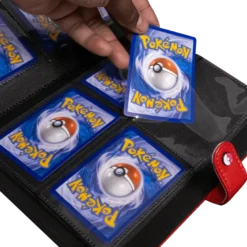Premium Red 4-Pocket Snap Binder for Pokémon