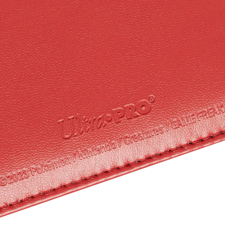 Premium Red 4-Pocket Snap Binder for Pokémon