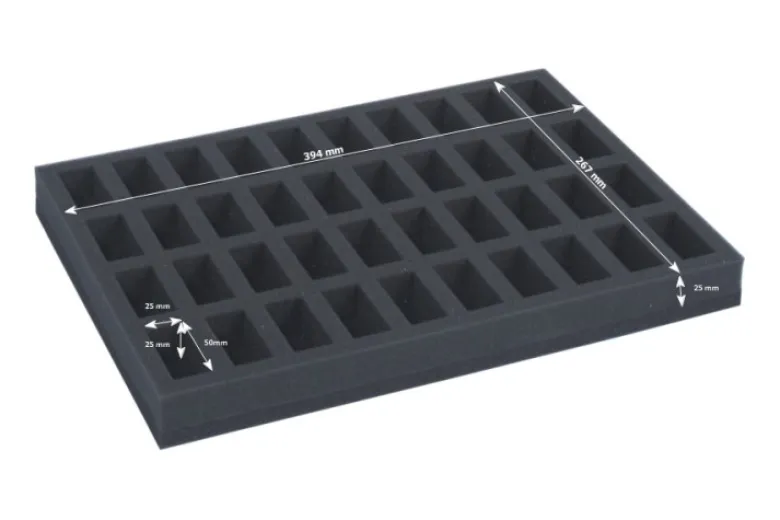 Pudełko XL z dwoma piankami na 80 modeli