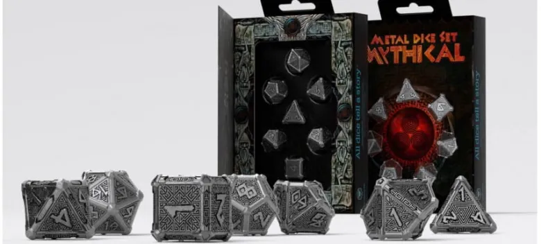 Q: Kości RPG Metalowe Mityczne (7)