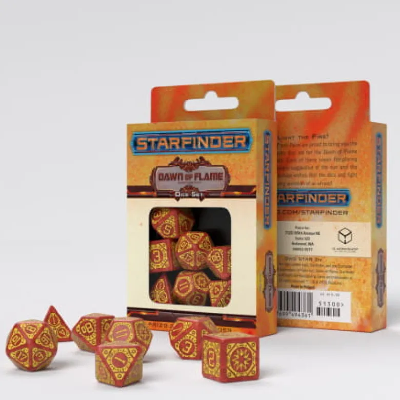Q: Kości RPG Starfinder Dawn of Flame