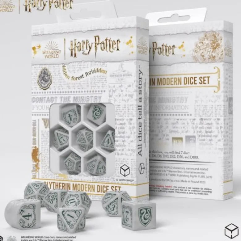 Q: Zestaw Kości Modern Slytherin - biały