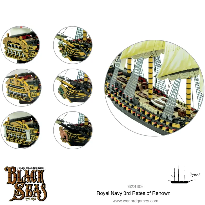 Royal Navy 3rd Rates of Renown