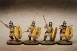 Saga: Late Roman Unarmoured Infantry in Helmets
