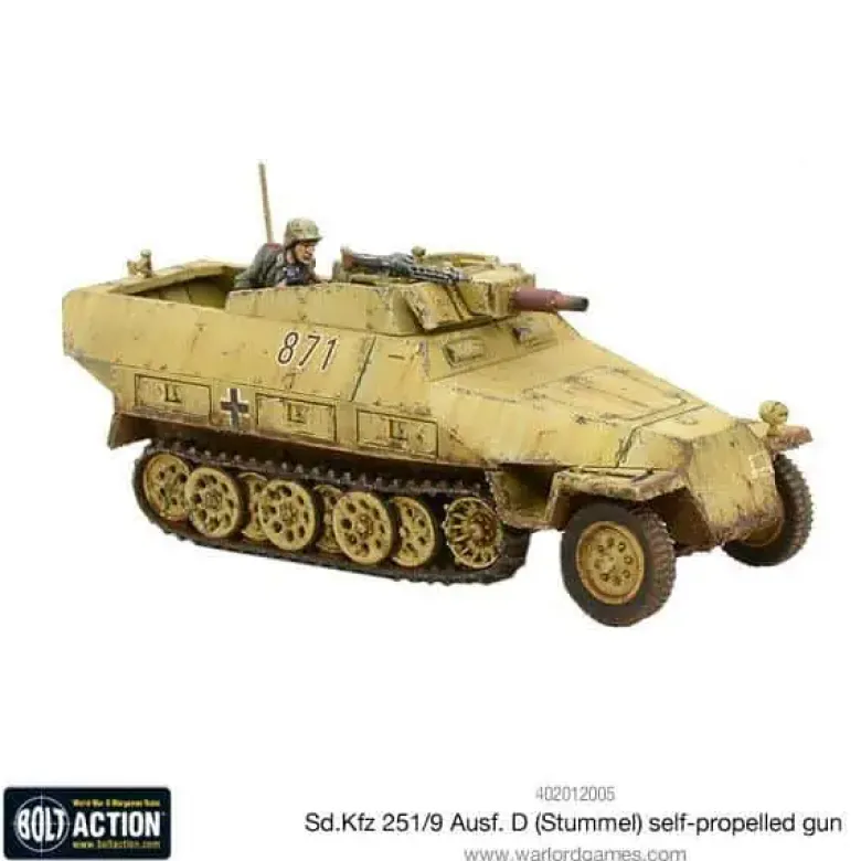 SD.KFZ 251/9 Ausf. D (Stummel) Half Truck