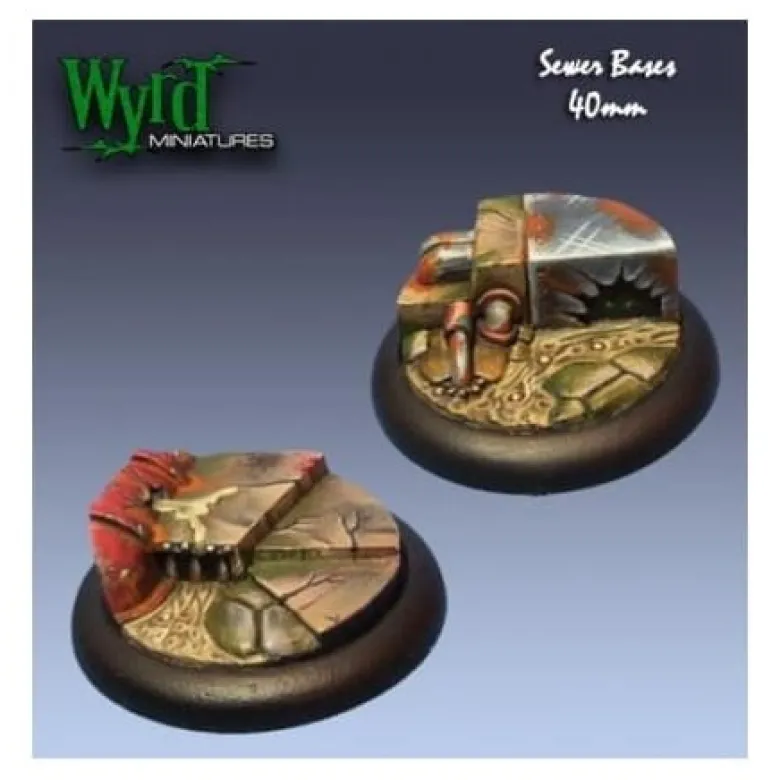 Sewer 40mm bases - metal