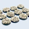 Skulls Bases, Round 25mm (5 szt.)