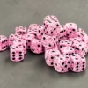 Speckled Pink - zestaw kości k6 12mm (36 kości)