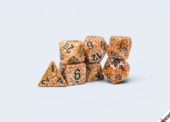 Speckled Rust Polyhedral 7-Dice Set