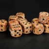Speckled Rust - zestaw kości k6 16mm (12 kości)