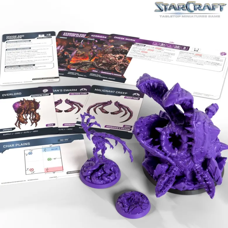 Starcraft: Kerrigan & Omega Worm - Zerg - Hero Expansion Set