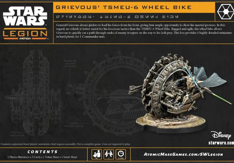 Star Wars: Legion 2.0 - Grievous' TSMEU-6 Wheel Bike