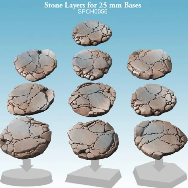 Stone Layers for 25mm Bases