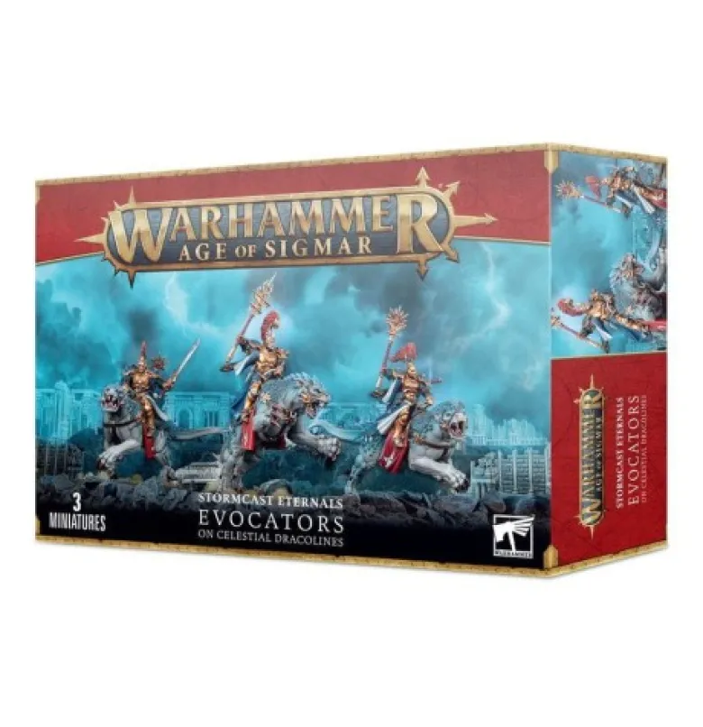 Stormcast Eternals: Evocators on Celestial Dracolines