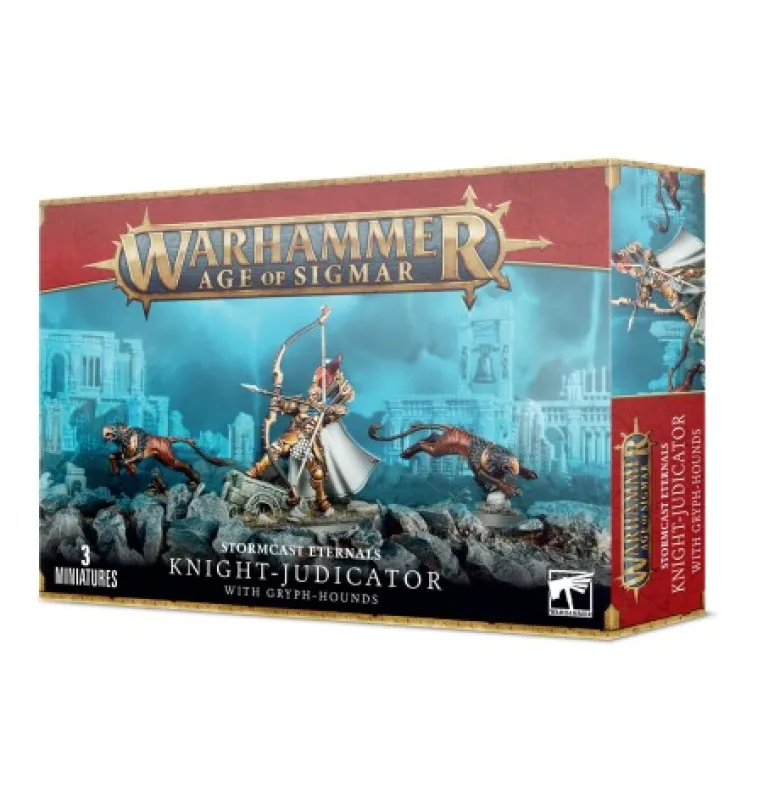 Stormcast Eternals: Knight-Judicator with Gryph Hounds