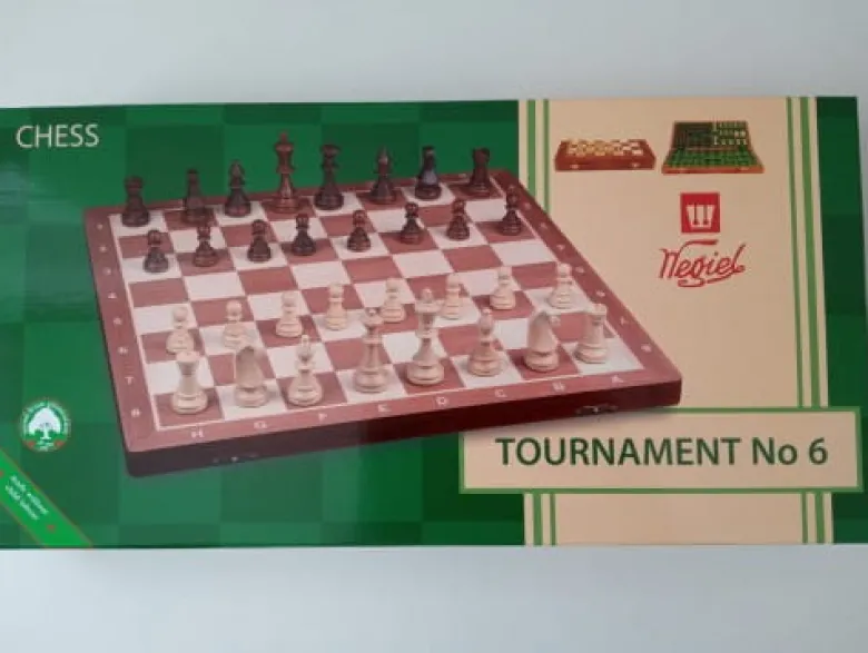 Szachy Drewniane Turniejowe Nr 6