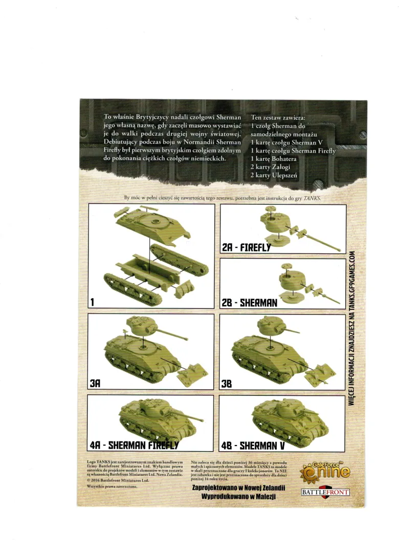 TANKS - British Sherman Firefly PL