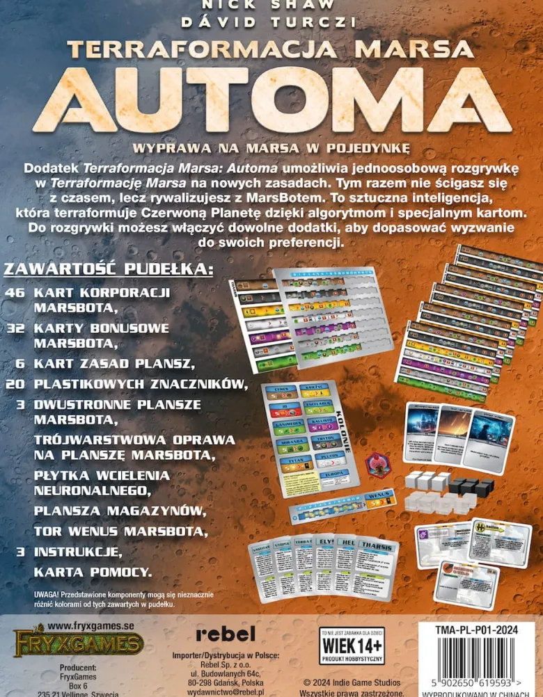 Terraformacja Marsa: Automa