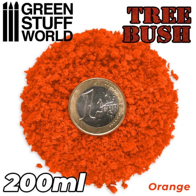 Tree Bush, Clump Foliage - Orange